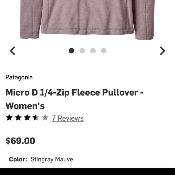 Patagonia Micro D 1/4-Zip Fleece Pullover - Women's - Picture 3 of 3
